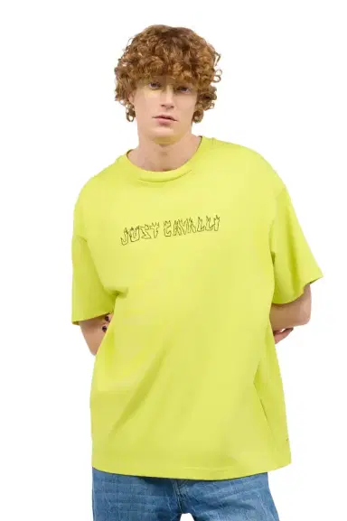 Roberto Cavalli T-Shirt With Flaming Lettering | Thumbnail 1 Roberto Cavalli T-Shirt With Flaming Lettering | Thumbnail 1