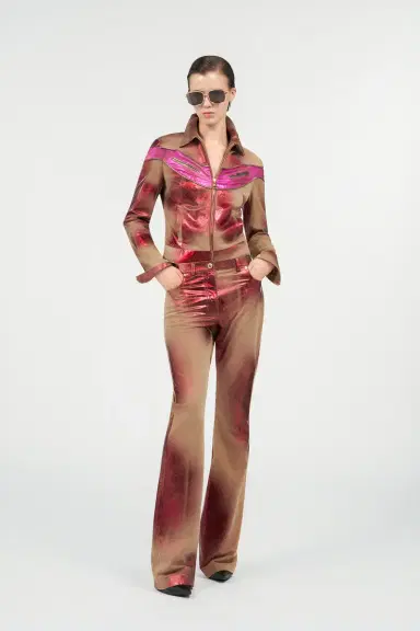 Roberto Cavalli Metallic Leather Jacket | Thumbnail 7 Roberto Cavalli Metallic Leather Jacket | Thumbnail 7