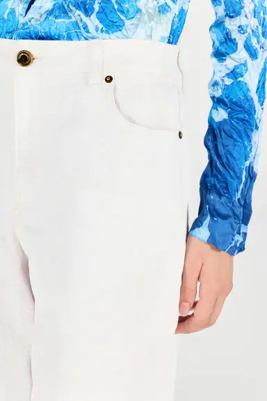 Roberto Cavalli Wide Leg Denim Trousers | Thumbnail 4 Roberto Cavalli Wide Leg Denim Trousers | Thumbnail 4