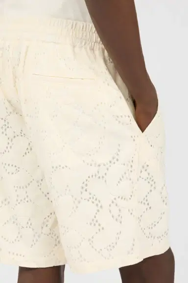 Roberto Cavalli Ivory Bermuda Shorts | Thumbnail 5 Roberto Cavalli Ivory Bermuda Shorts | Thumbnail 5