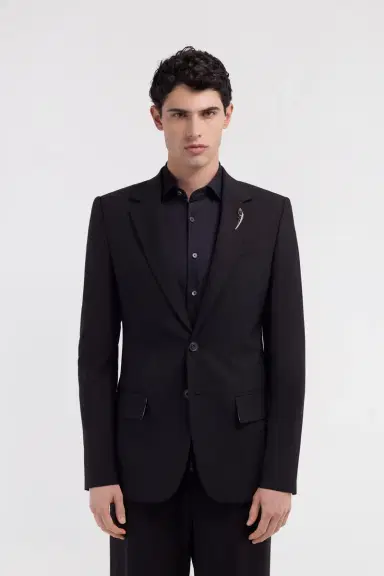 Roberto Cavalli Two button blazer with Fang | Thumbnail 2 Roberto Cavalli Two button blazer with Fang | Thumbnail 2