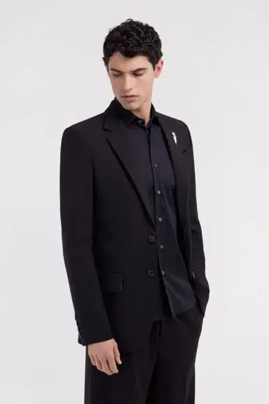 Roberto Cavalli Two button blazer with Fang | Thumbnail 4 Roberto Cavalli Two button blazer with Fang | Thumbnail 4