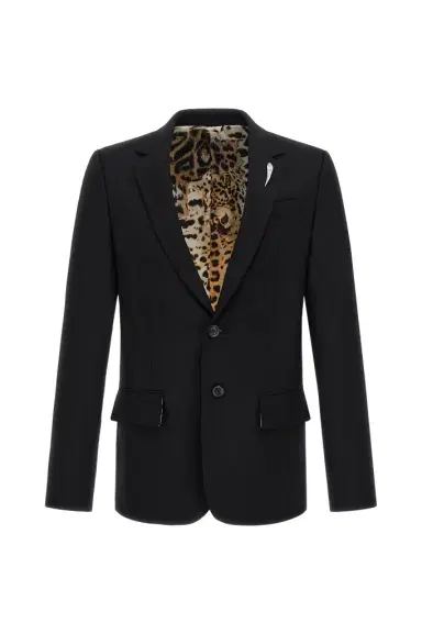 Roberto Cavalli Two button blazer with Fang | Thumbnail 1 Roberto Cavalli Two button blazer with Fang | Thumbnail 1