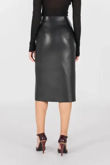 Roberto Cavalli Plain midi skirt | Thumbnail 3 Roberto Cavalli Plain midi skirt | Thumbnail 3