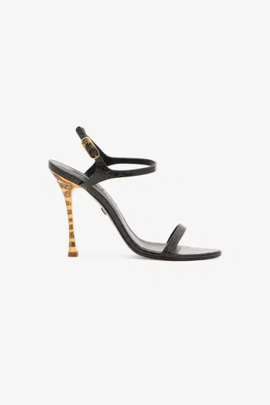 Roberto Cavalli Crocodile-Effect Slingback Sandals | Thumbnail 2 Roberto Cavalli Crocodile-Effect Slingback Sandals | Thumbnail 2