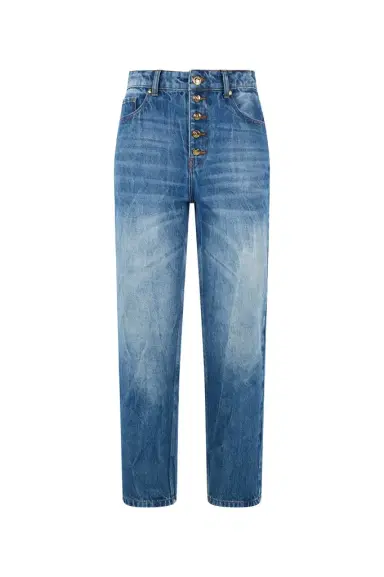 Roberto Cavalli Cropped Jeans With Logo On The Back | Thumbnail 1 Roberto Cavalli Cropped Jeans With Logo On The Back | Thumbnail 1