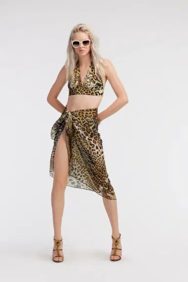 Roberto Cavalli Triangle bikini with Jaguar Skin | Thumbnail 5 Roberto Cavalli Triangle bikini with Jaguar Skin | Thumbnail 5