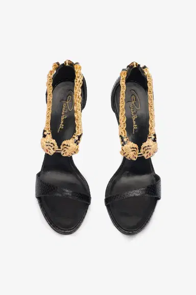 Roberto Cavalli Leather Sandals With Tiger Heads | Thumbnail 5 Roberto Cavalli Leather Sandals With Tiger Heads | Thumbnail 5