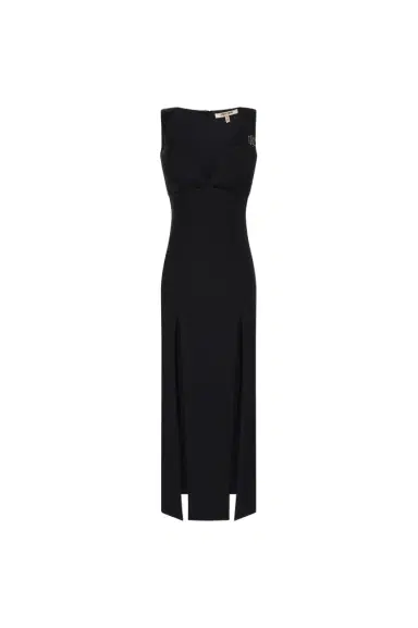 Roberto Cavalli Midi dress with slits | Thumbnail 1 Roberto Cavalli Midi dress with slits | Thumbnail 1