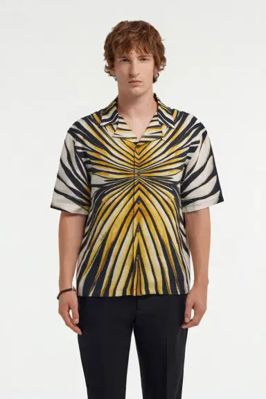 Roberto Cavalli Ray of Gold print T-shirt | Thumbnail 2 Roberto Cavalli Ray of Gold print T-shirt | Thumbnail 2