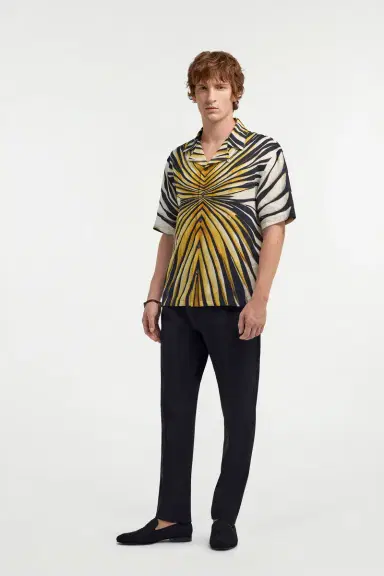 Roberto Cavalli Ray of Gold print T-shirt | Thumbnail 4 Roberto Cavalli Ray of Gold print T-shirt | Thumbnail 4