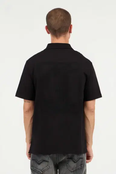 Roberto Cavalli Black Polo With Embroidered Logo | Thumbnail 3 Roberto Cavalli Black Polo With Embroidered Logo | Thumbnail 3
