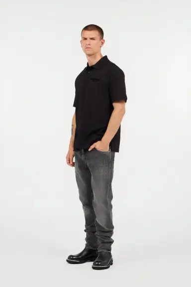 Roberto Cavalli Black Polo With Embroidered Logo | Thumbnail 7 Roberto Cavalli Black Polo With Embroidered Logo | Thumbnail 7