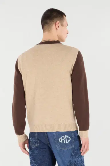 Roberto Cavalli Cardigan With RC Monogram Patch | Thumbnail 3 Roberto Cavalli Cardigan With RC Monogram Patch | Thumbnail 3