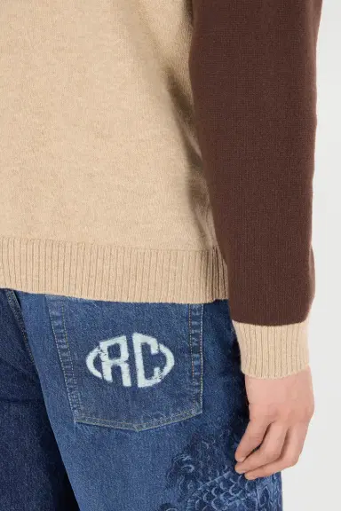 Roberto Cavalli Cardigan With RC Monogram Patch | Thumbnail 5 Roberto Cavalli Cardigan With RC Monogram Patch | Thumbnail 5