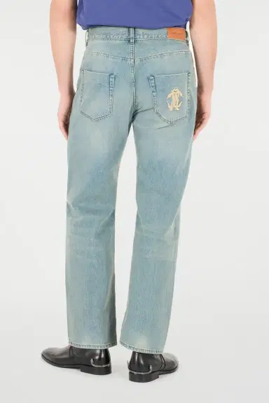 Roberto Cavalli Sandblasted-Effect Jeans | Thumbnail 3 Roberto Cavalli Sandblasted-Effect Jeans | Thumbnail 3