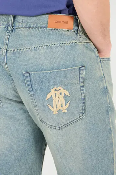 Roberto Cavalli Sandblasted-Effect Jeans | Thumbnail 5 Roberto Cavalli Sandblasted-Effect Jeans | Thumbnail 5