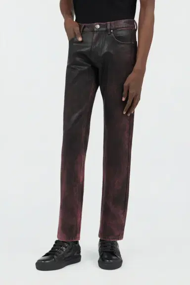 Roberto Cavalli Washed-Effect Coated Jeans | Thumbnail 2 Roberto Cavalli Washed-Effect Coated Jeans | Thumbnail 2