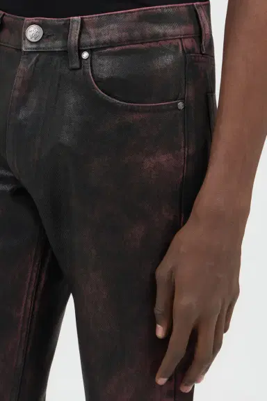 Roberto Cavalli Washed-Effect Coated Jeans | Thumbnail 4 Roberto Cavalli Washed-Effect Coated Jeans | Thumbnail 4
