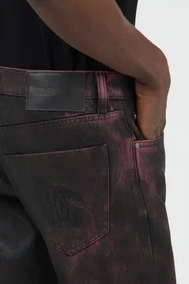Roberto Cavalli Washed-Effect Coated Jeans | Thumbnail 5 Roberto Cavalli Washed-Effect Coated Jeans | Thumbnail 5