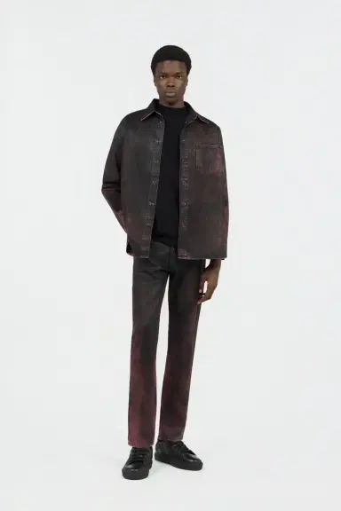 Roberto Cavalli Washed-Effect Coated Jeans | Thumbnail 6 Roberto Cavalli Washed-Effect Coated Jeans | Thumbnail 6