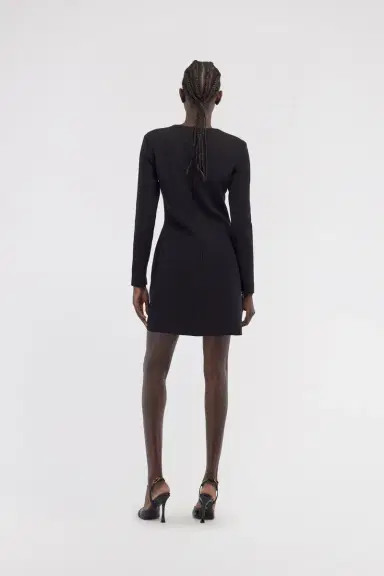 Roberto Cavalli Long-sleeve dress with RC | Thumbnail 3 Roberto Cavalli Long-sleeve dress with RC | Thumbnail 3
