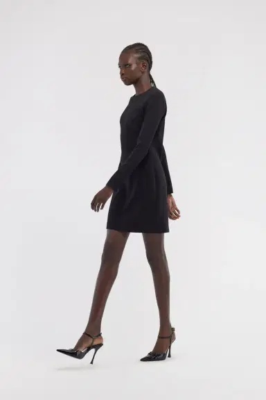 Roberto Cavalli Long-sleeve dress with RC | Thumbnail 4 Roberto Cavalli Long-sleeve dress with RC | Thumbnail 4