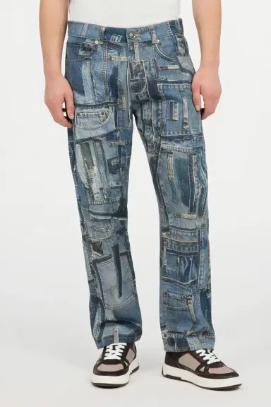 Roberto Cavalli Patchwork Capsule Collection jeans | Thumbnail 2 Roberto Cavalli Patchwork Capsule Collection jeans | Thumbnail 2