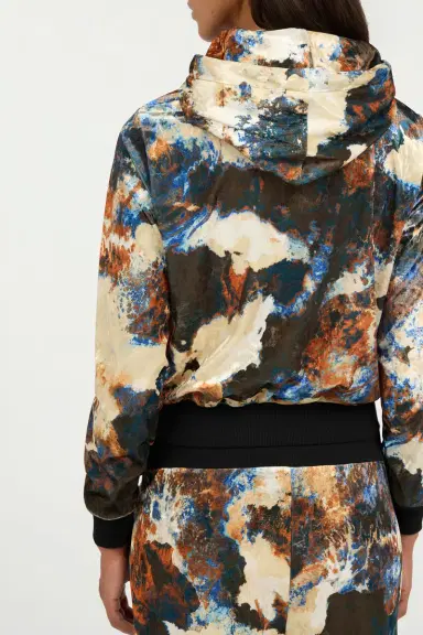 Roberto Cavalli Rusty Stain Print Sweatshirt Hoodie | Thumbnail 5 Roberto Cavalli Rusty Stain Print Sweatshirt Hoodie | Thumbnail 5