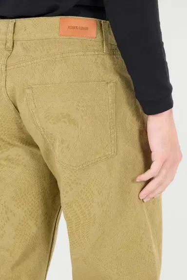Roberto Cavalli Python-Print Five-Pocket Pants | Thumbnail 5 Roberto Cavalli Python-Print Five-Pocket Pants | Thumbnail 5
