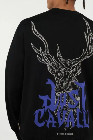 Roberto Cavalli Sweater With Deer Motif | Thumbnail 5 Roberto Cavalli Sweater With Deer Motif | Thumbnail 5