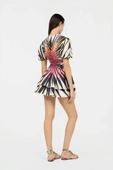 Roberto Cavalli Ray Of Paradise Print Dress Mini | Thumbnail 3 Roberto Cavalli Ray Of Paradise Print Dress Mini | Thumbnail 3