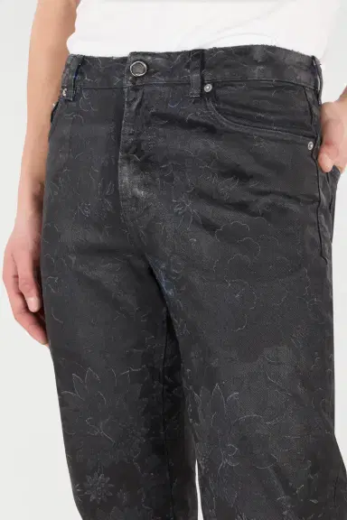 Roberto Cavalli Jeans With Floral Pattern And Discoloration | Thumbnail 4 Roberto Cavalli Jeans With Floral Pattern And Discoloration | Thumbnail 4