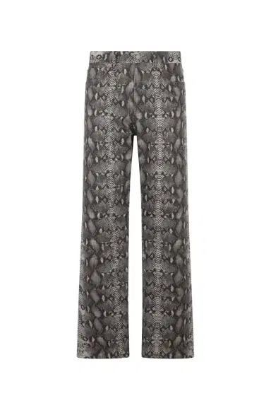 Roberto Cavalli Python Print Denim Jeans | Thumbnail 1 Roberto Cavalli Python Print Denim Jeans | Thumbnail 1