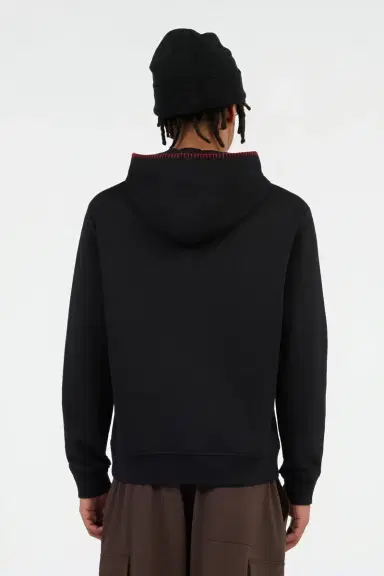 Roberto Cavalli Black Hoodie With Logo Print | Thumbnail 3 Roberto Cavalli Black Hoodie With Logo Print | Thumbnail 3