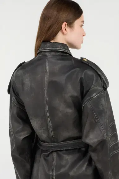 Roberto Cavalli Black Leather Jacket | Thumbnail 6 Roberto Cavalli Black Leather Jacket | Thumbnail 6