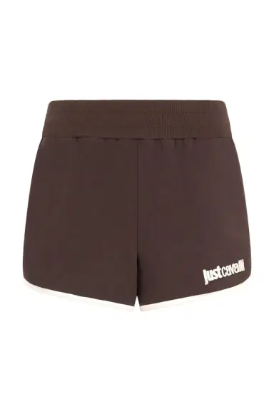 Roberto Cavalli Brown Shorts With Logo | Thumbnail 1 Roberto Cavalli Brown Shorts With Logo | Thumbnail 1