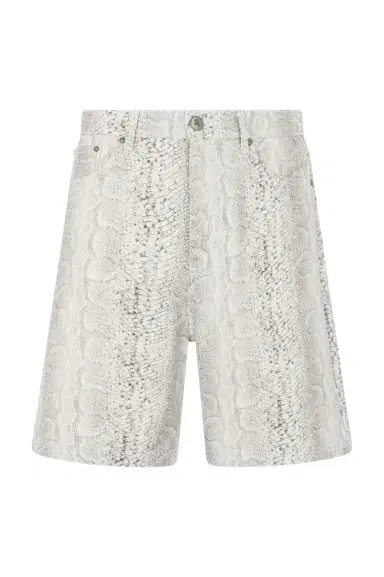 Roberto Cavalli Snakeskin Print Denim Shorts | Thumbnail 1 Roberto Cavalli Snakeskin Print Denim Shorts | Thumbnail 1