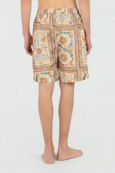 Roberto Cavalli Persian Tarot Print Bermuda Swim Shorts | Thumbnail 3 Roberto Cavalli Persian Tarot Print Bermuda Swim Shorts | Thumbnail 3