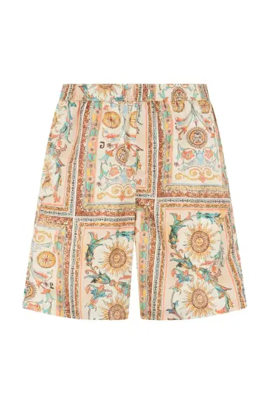 Roberto Cavalli Persian Tarot Print Bermuda Swim Shorts | Thumbnail 1 Roberto Cavalli Persian Tarot Print Bermuda Swim Shorts | Thumbnail 1