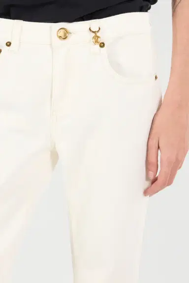 Roberto Cavalli Python-Print Pants With Charm | Thumbnail 5 Roberto Cavalli Python-Print Pants With Charm | Thumbnail 5