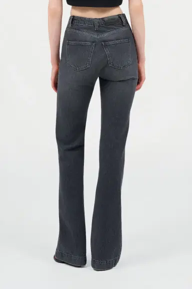 Roberto Cavalli Flared Jeans with Snake Embroidery | Thumbnail 3 Roberto Cavalli Flared Jeans with Snake Embroidery | Thumbnail 3
