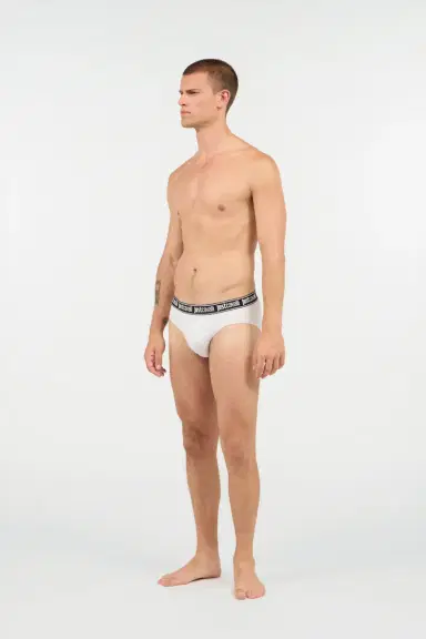 Roberto Cavalli White Cotton Briefs With Logo Waistband | Thumbnail 2 Roberto Cavalli White Cotton Briefs With Logo Waistband | Thumbnail 2