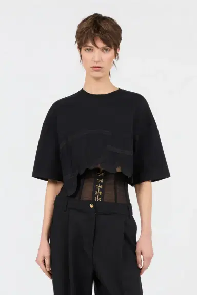 Roberto Cavalli Black T-Shirt | Thumbnail 2 Roberto Cavalli Black T-Shirt | Thumbnail 2