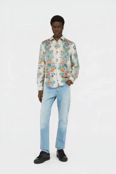 Roberto Cavalli Tropical Garden Print Shirt | Thumbnail 6 Roberto Cavalli Tropical Garden Print Shirt | Thumbnail 6