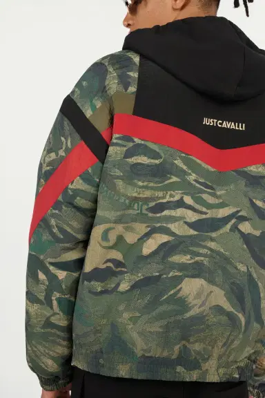 Roberto Cavalli Tiger Camu Print Jacket | Thumbnail 6 Roberto Cavalli Tiger Camu Print Jacket | Thumbnail 6