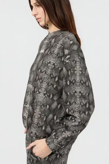 Roberto Cavalli Python Print Sweatshirt | Thumbnail 5 Roberto Cavalli Python Print Sweatshirt | Thumbnail 5