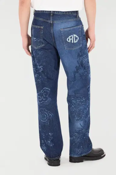 Roberto Cavalli Jeans With Dragon And Floral Pattern | Thumbnail 3 Roberto Cavalli Jeans With Dragon And Floral Pattern | Thumbnail 3
