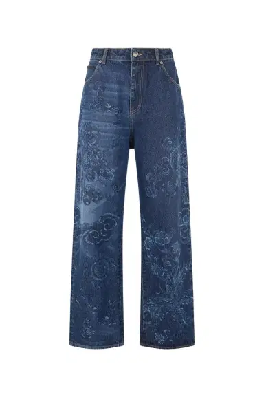 Roberto Cavalli Jeans With Dragon And Floral Pattern | Thumbnail 1 Roberto Cavalli Jeans With Dragon And Floral Pattern | Thumbnail 1