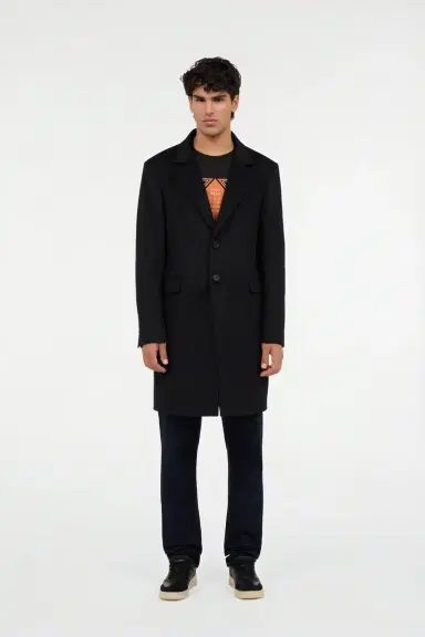 Roberto Cavalli Wool Blend Coat | Thumbnail 2 Roberto Cavalli Wool Blend Coat | Thumbnail 2